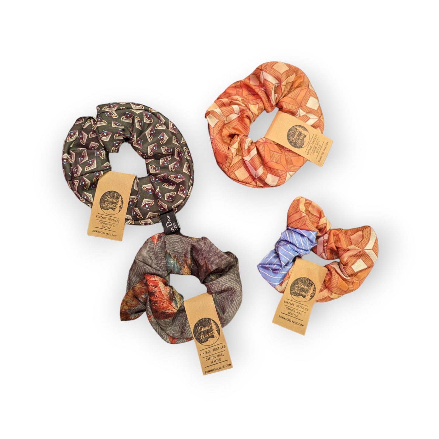 Handmade Scrunchies by Summit Selvage