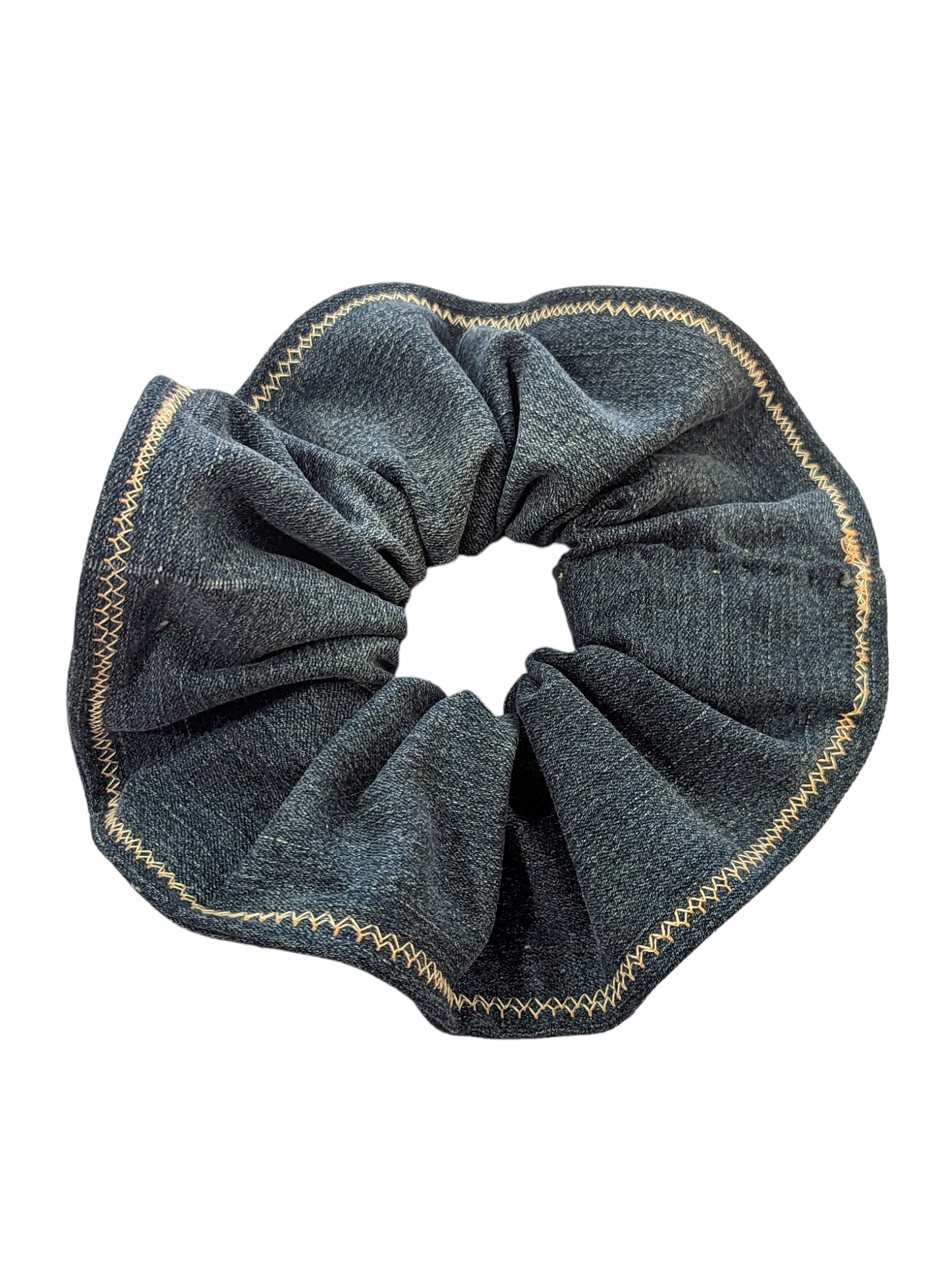Medium Scrap Fabric Scrunchie by Becky Bacsik