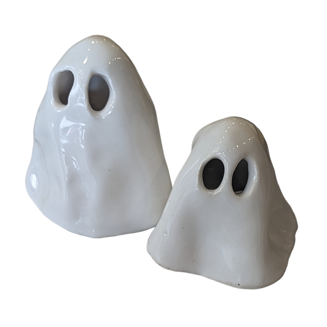 Handmade Ceramic Ghosties by The Introverted Potter
