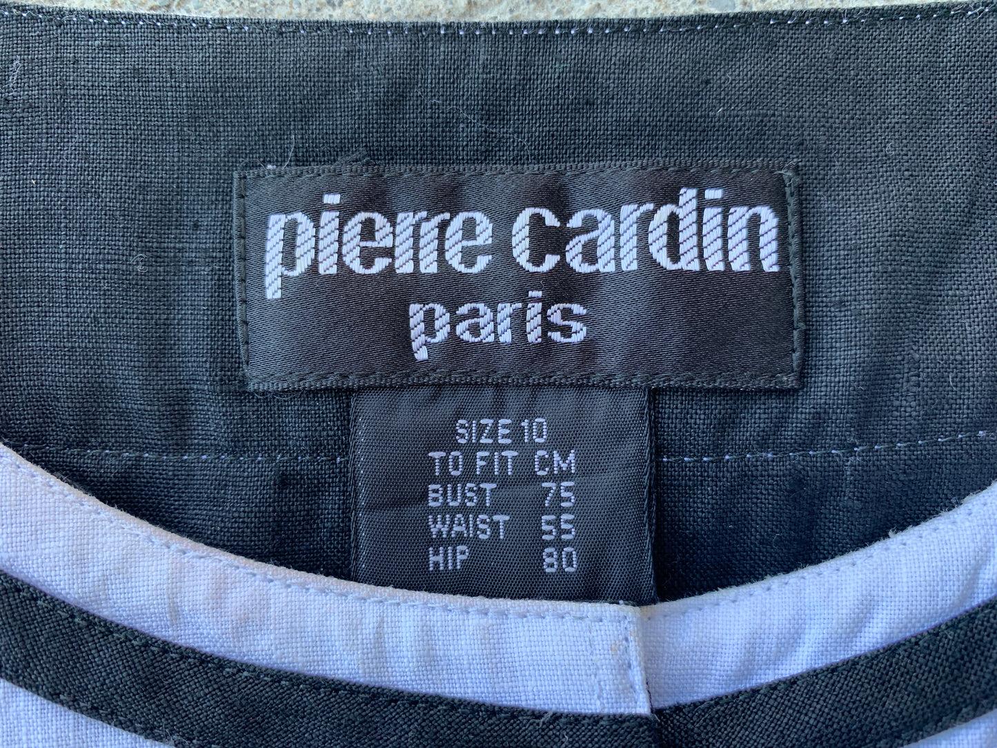 1980's Pierre Cardin Monochrome Skirt Set
