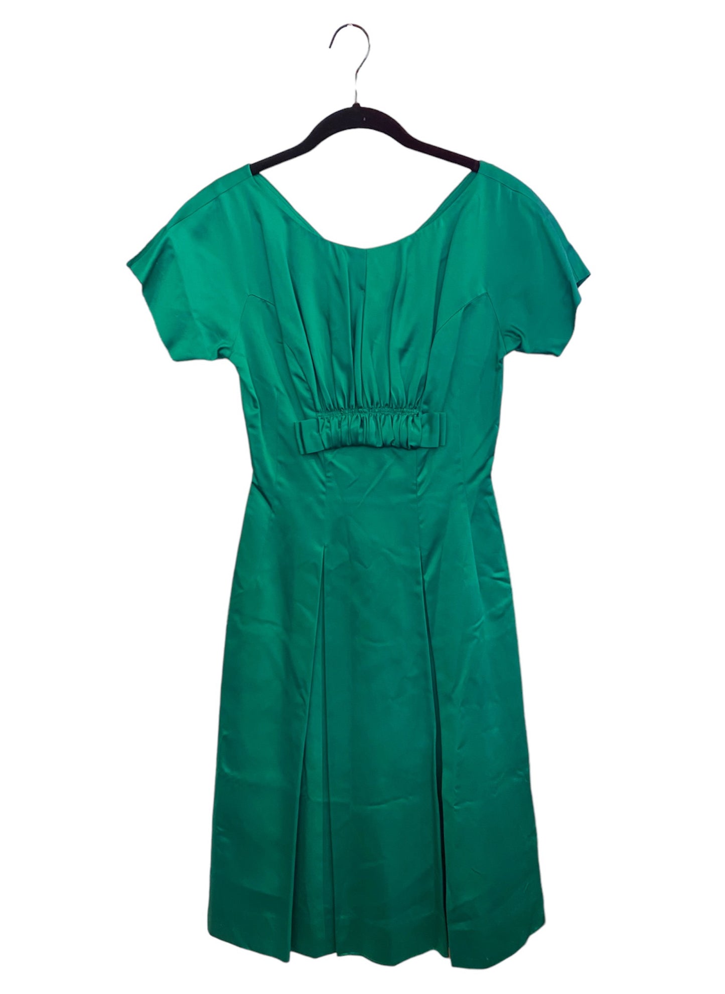 1950’s R+K Original Green Satin Dress